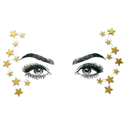 Face Jewels - Wonder Woman Stars
