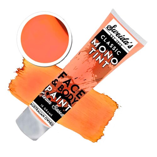 Monotint Face & Body Paint - 15ml Neon Orange