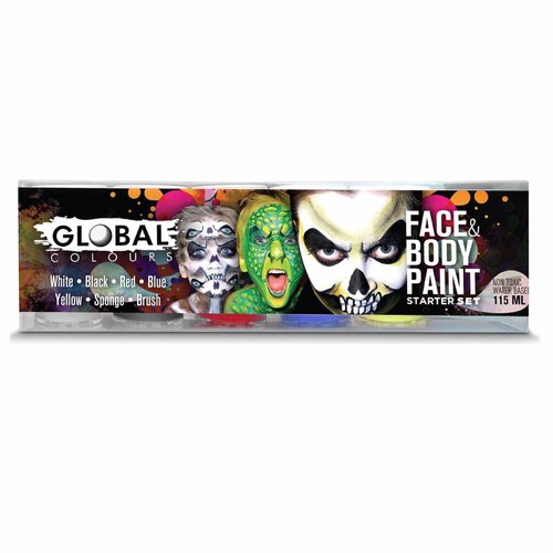 Global Face & Body Paint Set - Starter Pack