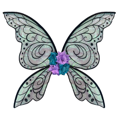 Enchanted Iridescent Fairy Wings - Black