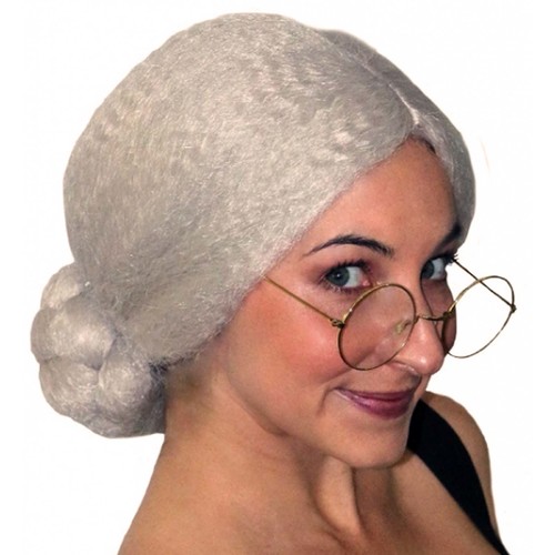Deluxe Granny Wig Grey