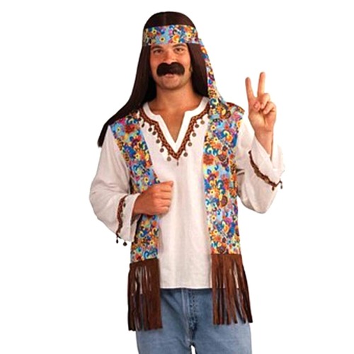 Hippie Shirt, Vest & Headband - Unisex