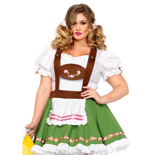 Oktoberfest Sweetie Peasant Dress - Adult 3X-4X