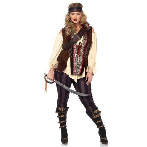Captain Blackheart Womens Costume - Adult 1X-2X