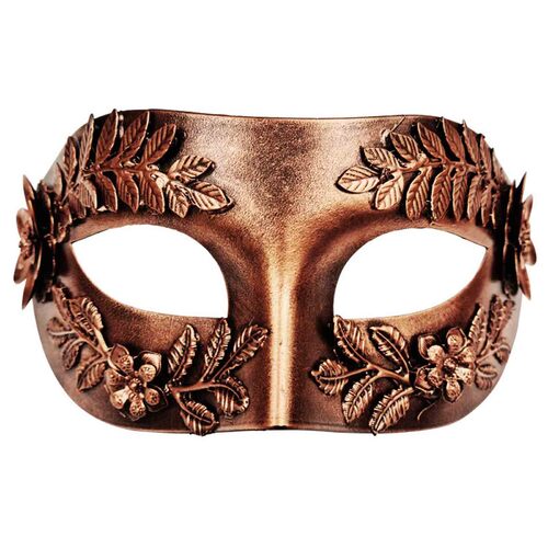 Valeria Copper Masquerade Mask