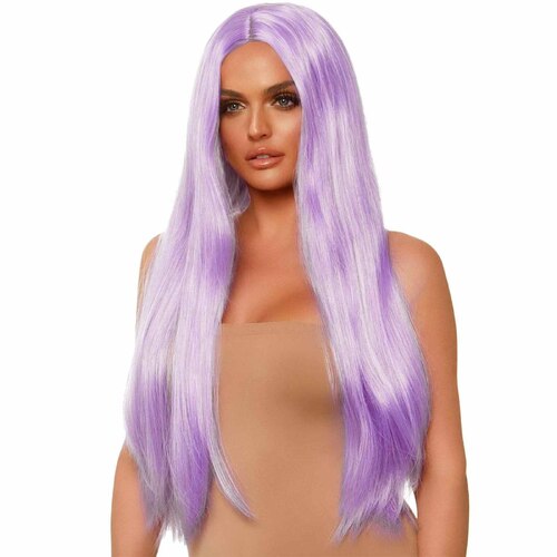 Lavender Long Straight Wig - Adult