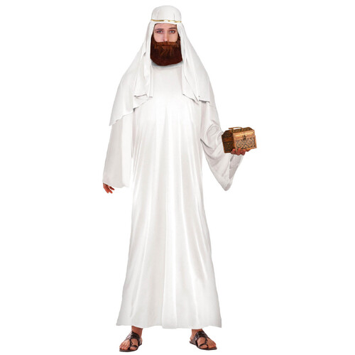 Wiseman Costume (White) - Adult Standard