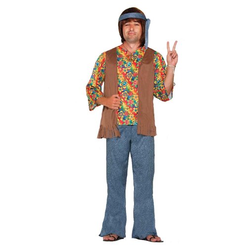 Hippie Dude Costume - Adult Large