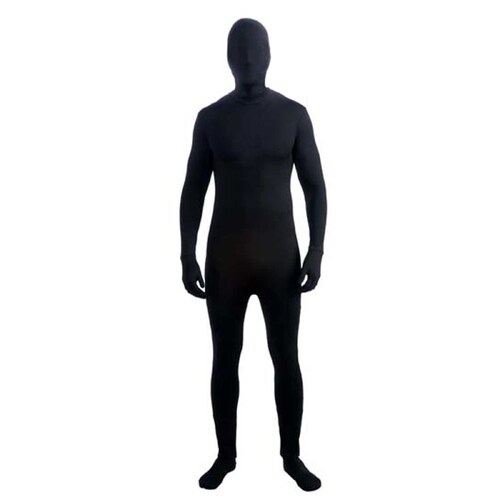 Black Invisible Man Costume - Adult Standard