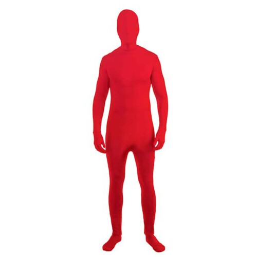 Red Invisible Man Costume - Adult Standard