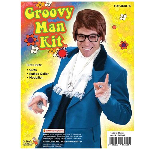 60's Groovy Man Kit - Austin Powers