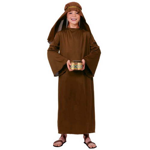 Wiseman Robe & Headpiece (Brown) - Child Medium