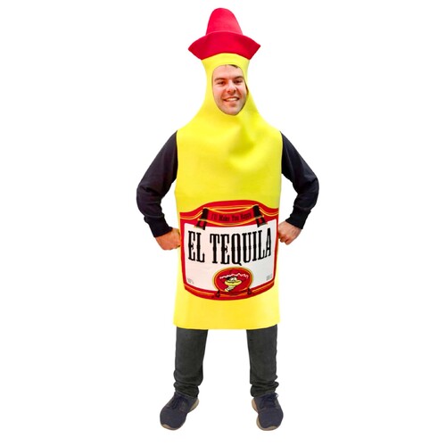 Tequila Bottle Costume - Adult One Size