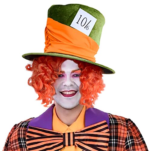 Mad Hatter Hat - Green Velvet