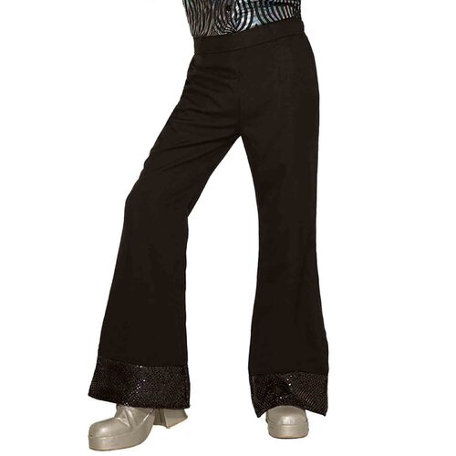 Black Disco Pants - Adult Large