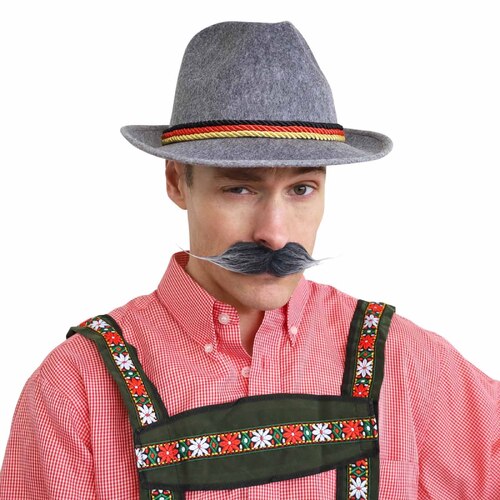 Oktoberfest Grey Hat - Adult One Size (60cm)