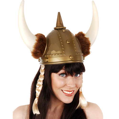 Viking Helmet with Plaits