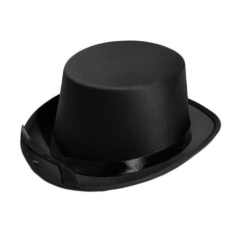 Satin Black Top Hat (EVA) - Seconds
