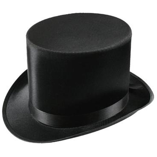 Lincoln Top Hat - Satin Black