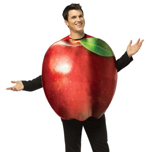Get Real Apple Costume - Adult