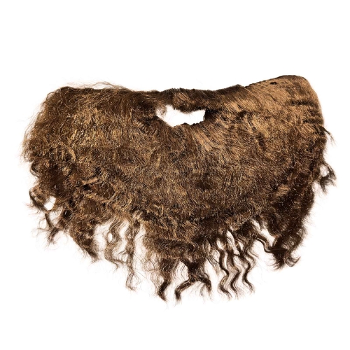 Scruffy Brown Character Beard with Moustache