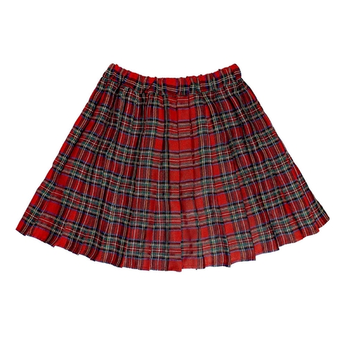 Tartan Skirt (Red) - Adult One Size