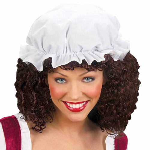 White Maid Mop Cap (Mob Hat)