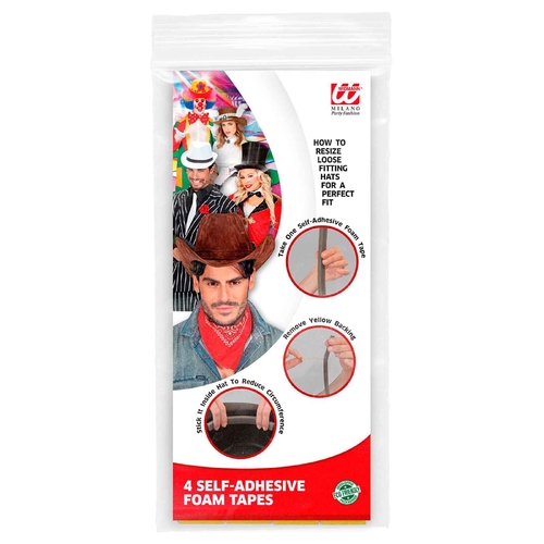 4 Self-Adhesive Foam Tapes to Resize Hats